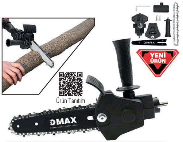 DMAX Zincirli Dal Budama Testere Aparatı (30/Koli)✓